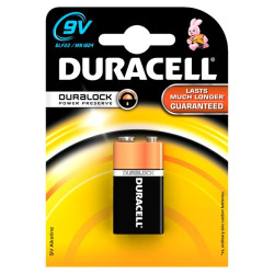 9V Duracell Basic battery