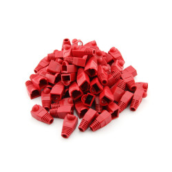 Red UTP plug protection 100 pcs