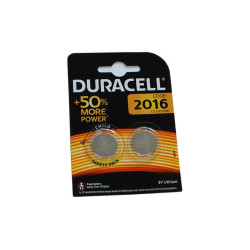 Batterie 3V CR2016 Duracell Lithium Set 2St