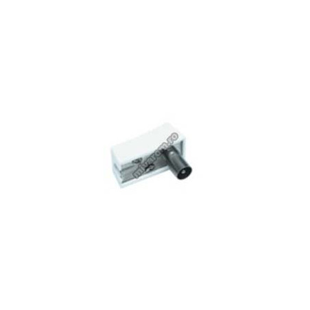 TV male plug plastic 90°