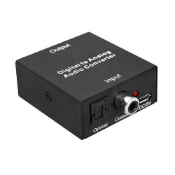 Optical/digital to analog audio converter