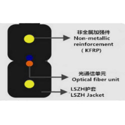 Glasfaser FTTH 4Core LSZH 1000M