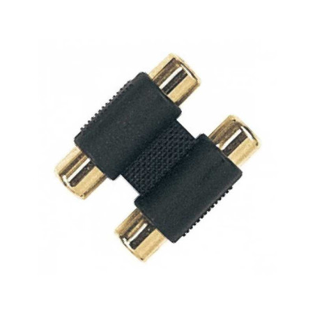 Adapter 2RCA żeński na 2RCA żeńskie