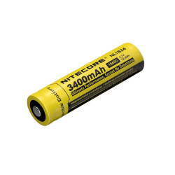 Batterie 3,7 V Lithium 18650 3400 mAh NITECORE