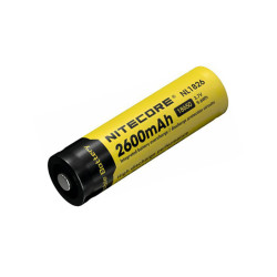 Batterie 3,7 V Lithium 18650 2600 mAh NITECORE