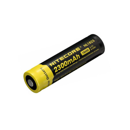 Batterie 3,7 V Lithium 18650 2300 mAh NITECORE