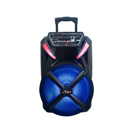 Portable speaker 12 inch Accu/BT/FM/USB-Mic 1231 Alien