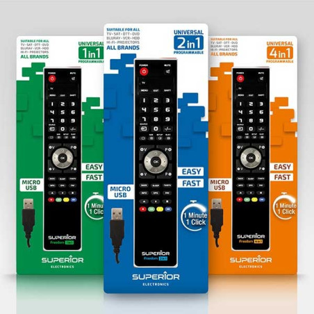 Superior micro-usb programmable remote control