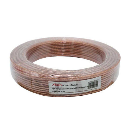 Cablu difuzor transp 2x0,75mm 25M