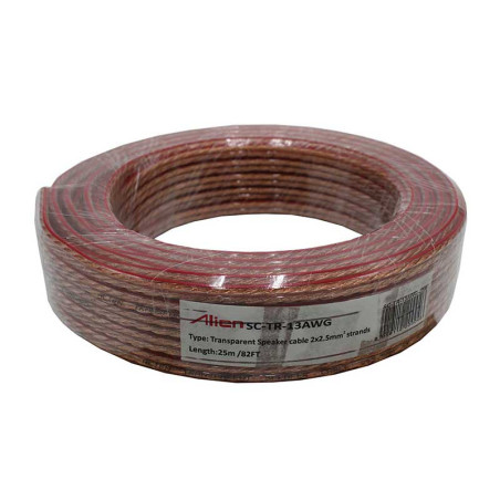 Cablu difuzor transp 2x2,5mm 25M