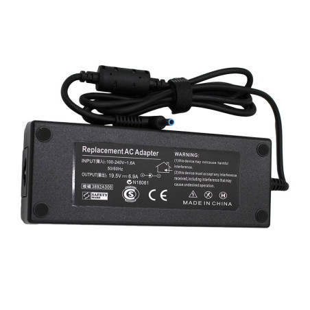 HP laptop power supply 19.5V 6.9A 135W 4.5x3mm