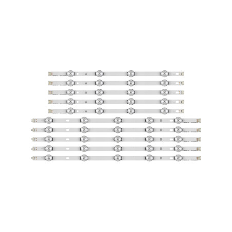 LED-Streifen LG 49 Zoll 4+5LED Set 10Stk