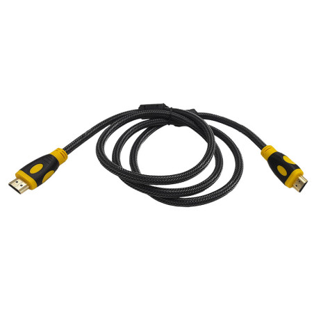 Kabel HDMI 1.4 19-pin na 19-pin ekranowany 1.5m