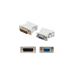 Adapter DVI-I 24+5p męski – VGA HD15 żeński