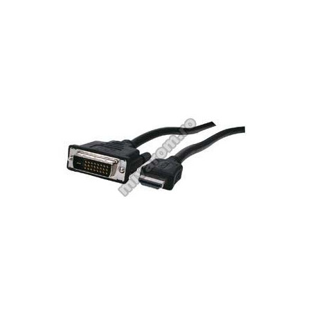 HDMI to DVI male cable 1.5m
