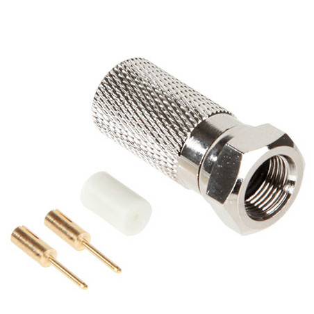 F-Stecker 9,7mm RG11 Kupfer