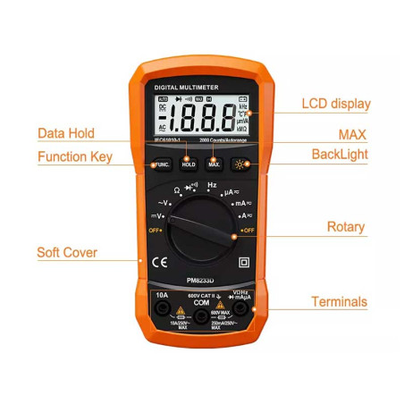 Multimeter PM8233D+