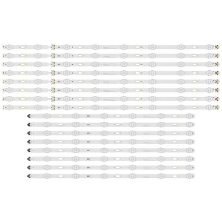 Pasek LED Samsung 65 cale, 8x8 LED+8x6 LED, zestaw 16 szt.