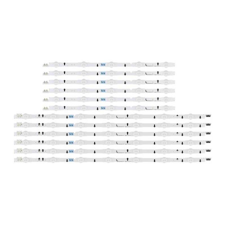 LED-Streifen Samsung 50 Zoll 7+5LED-Set 12St