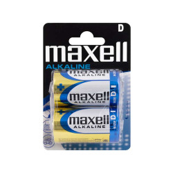 Set of 2 Maxell R20 alkaline batteries