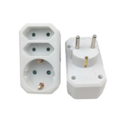 Triple plug 1xSuko+2xEuro Alien