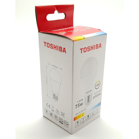 LED-Glühbirne Toshiba 11W E27 warm