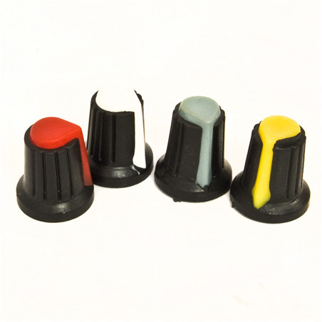 Plastic potentiometer knob