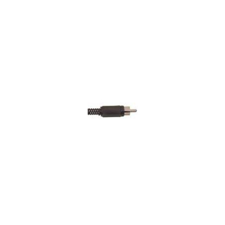 Black plastic RCA plug