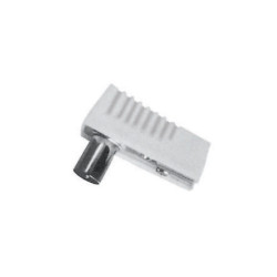 TV female plug plastic 90°