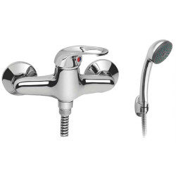 Monobloc faucet for the shower cabin