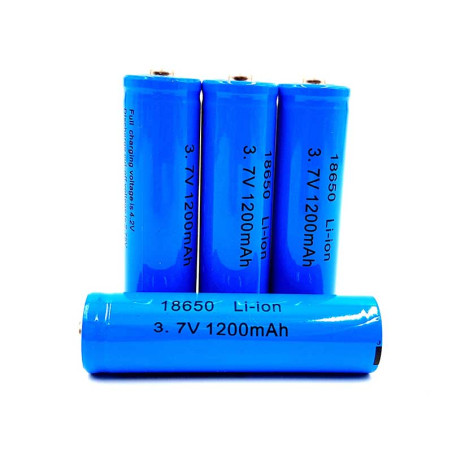 Batterie 3,7 V Lithium 18650 1200 mAh