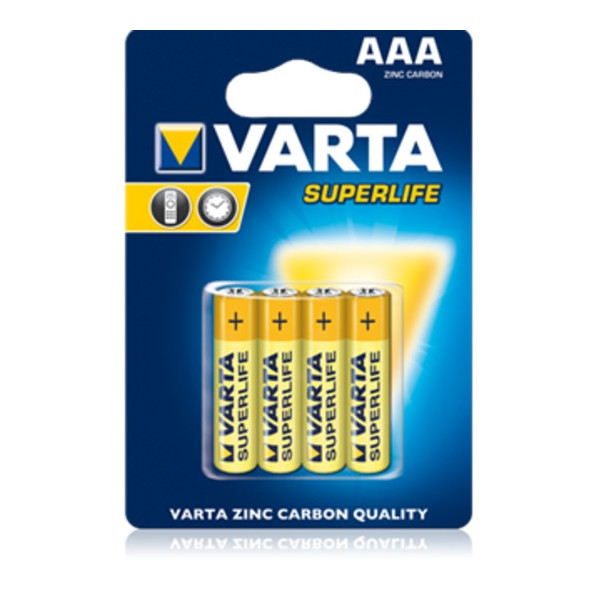 Set 4 baterii Varta Superlife R3