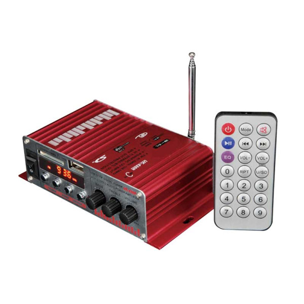 Amplificator auto S-430 USB/telecomanda