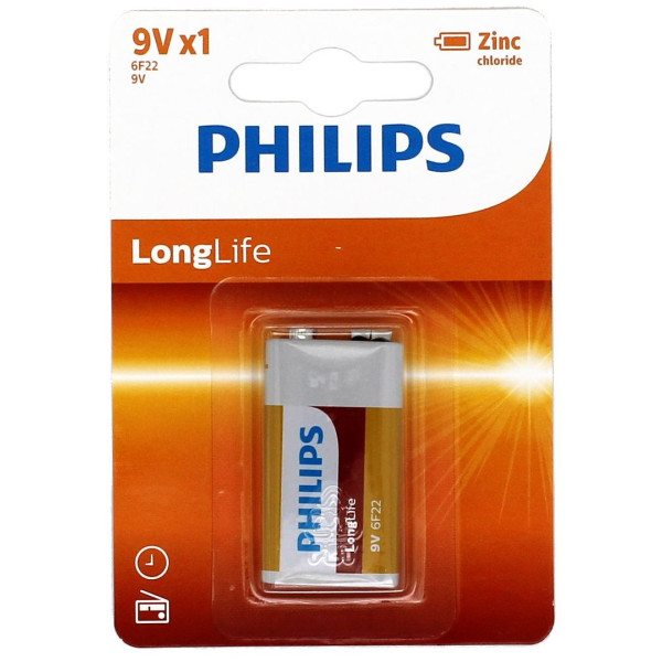 Baterie 9V Philips Longlife