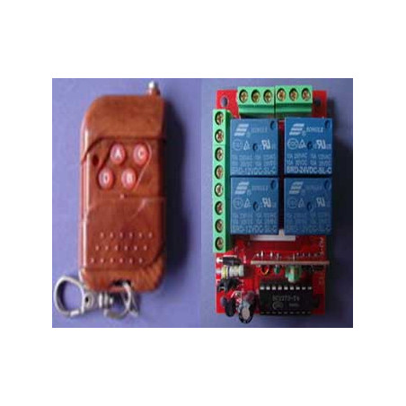 Pilot + odbiornik 4-kanałowy do automatyki typ1