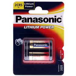 Battery 2CR5 Panasonic Lithium Power