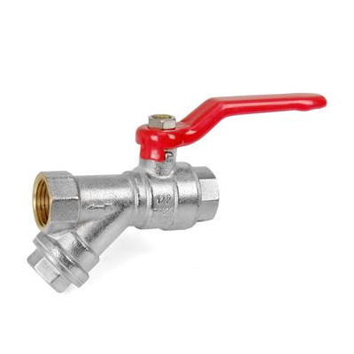 Pass valve with 1/2 Y filter