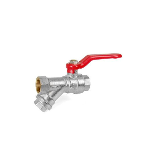 Pass valve with 1/2 Y filter