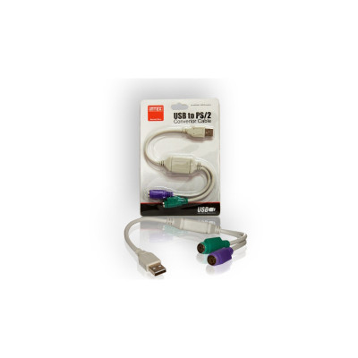 Adapter kablowy USB na 2 PS2 Intex