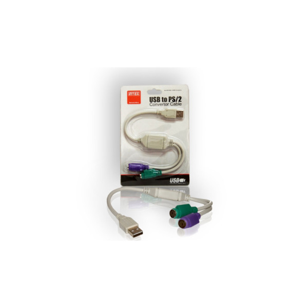 Intex USB to 2 PS2 adapter cable