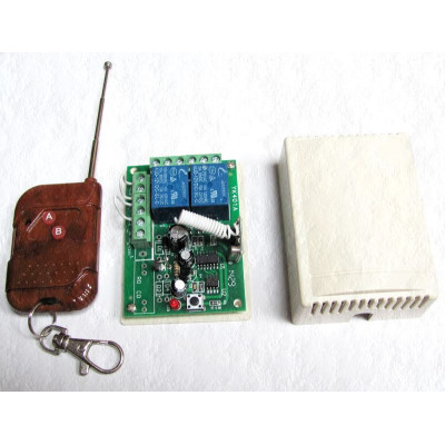 Remote control + receiver 2 automation channels type 2