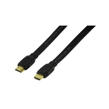 Kabel HDMI 1.4 19p-19p z ethernetem 3m płaski