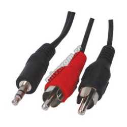 Cable jack 3.5mm to 2RCA 1.5m