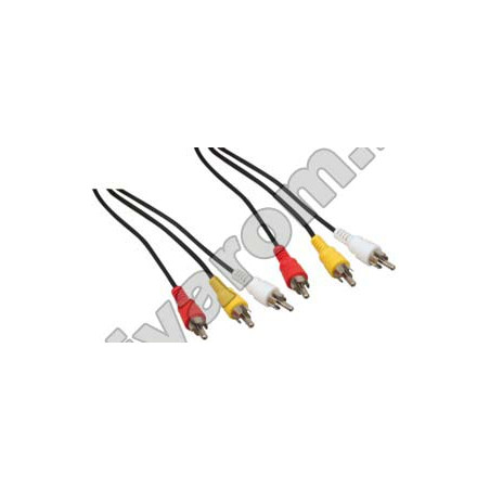 Kabel 3RCA na 3RCA 5m