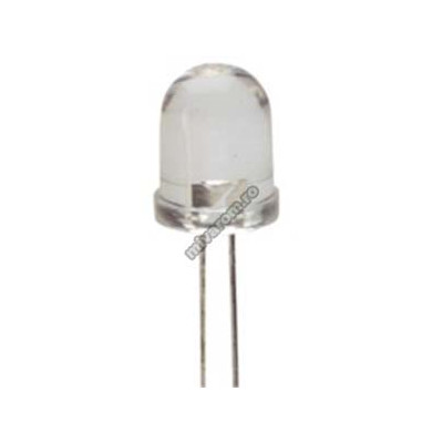 Led 10mm albastru transparent