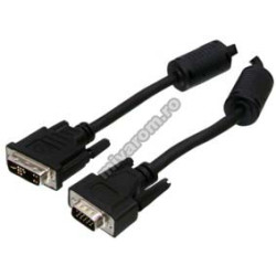 Kabel danych monitora LCD DVI24+1 na HD15 (VGA) męski 1.5m