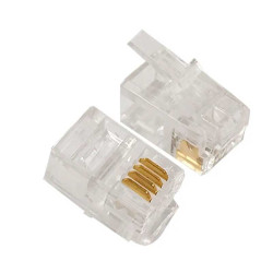 4p4c telephone receiver plug