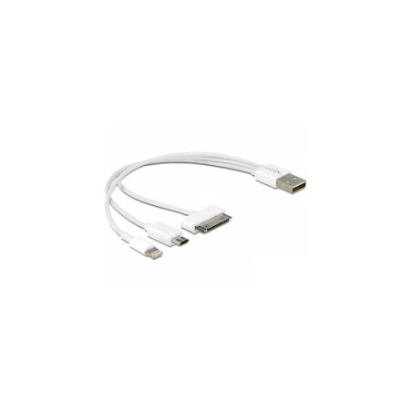 USB cable 3 plugs iPhone/microUSB/Samsung