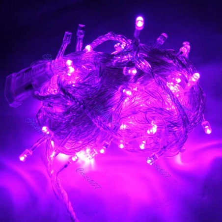 Instalacja 200 diod LED czerwonych