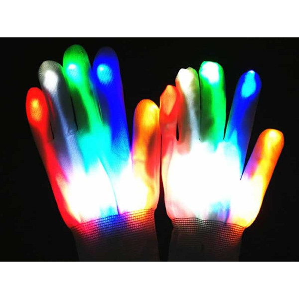 Manusi led multicolore pentru petrecere